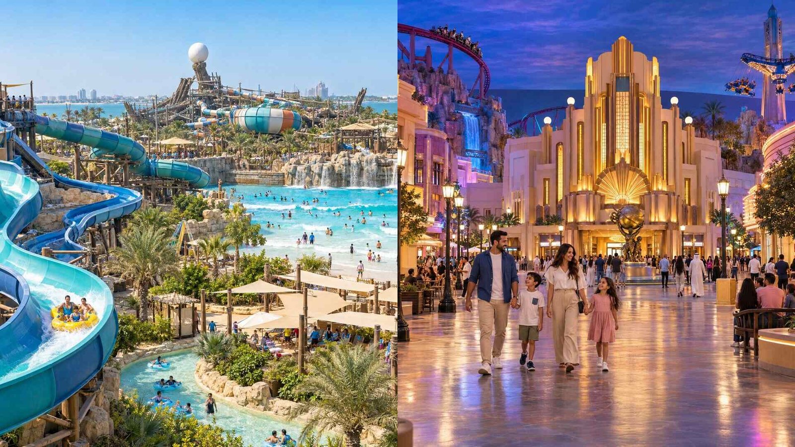 Yas Island Abu Dhabi - 1 Day Any 2 Parks Ticket