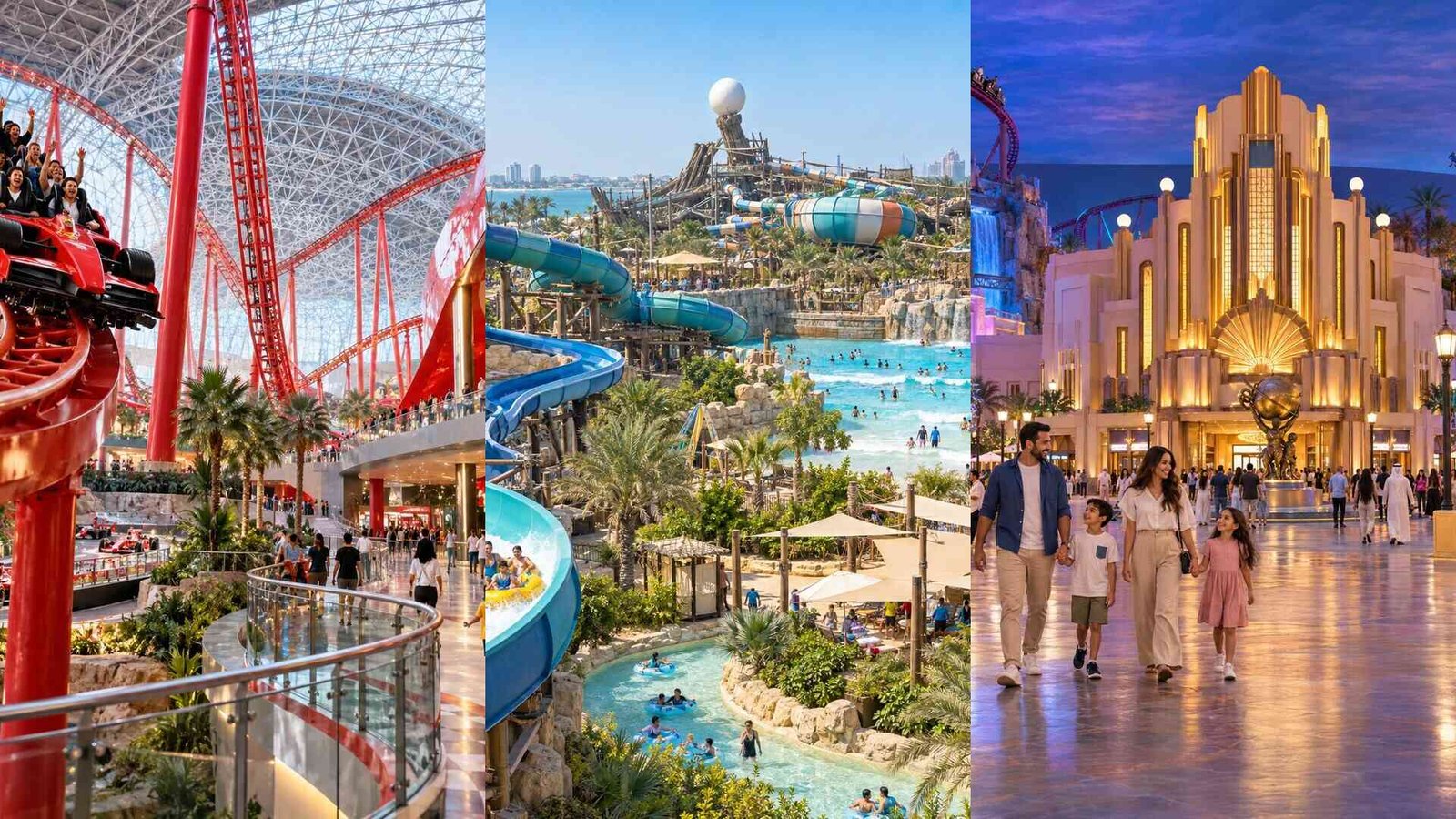 Yas Island Abu Dhabi - Any 3 Parks Ticket - Valid up to 6 Days