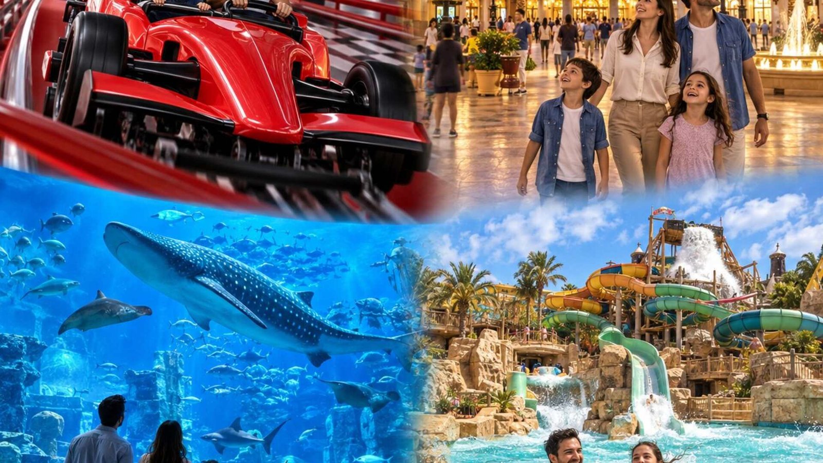 Yas Island Abu Dhabi - 4 Parks Ticket - Valid up to 6 Days